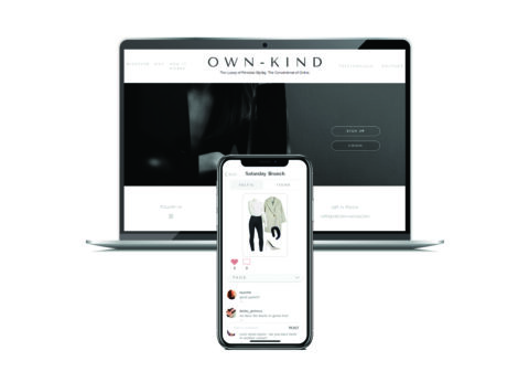 own-kind mockup - web and mobile application