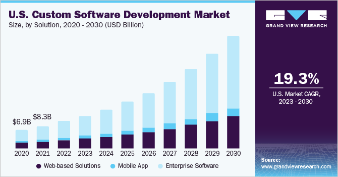 custom software development market